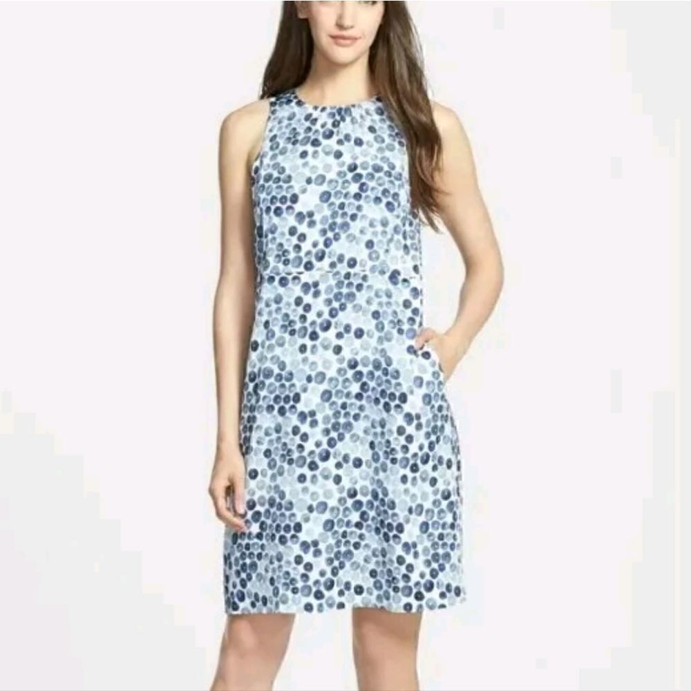 Nordstrom Collection Circle Print Silk Dress 4